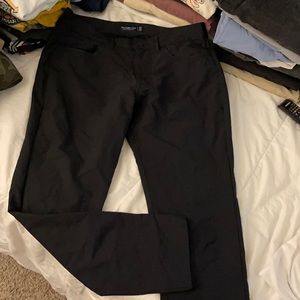 Abercrombie men’s black tapered stretch pants